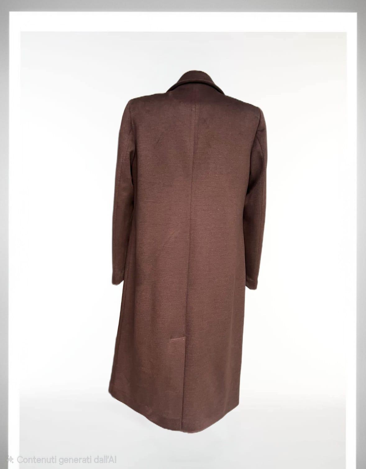 Cappotto doppio petto marrone