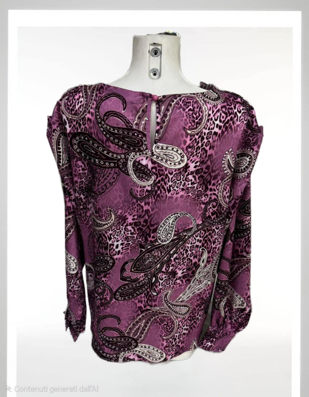 Camicia fantasia rosa