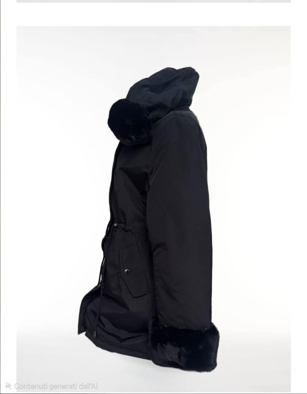 Giubbotto Double-face con eco pelliccia removibile