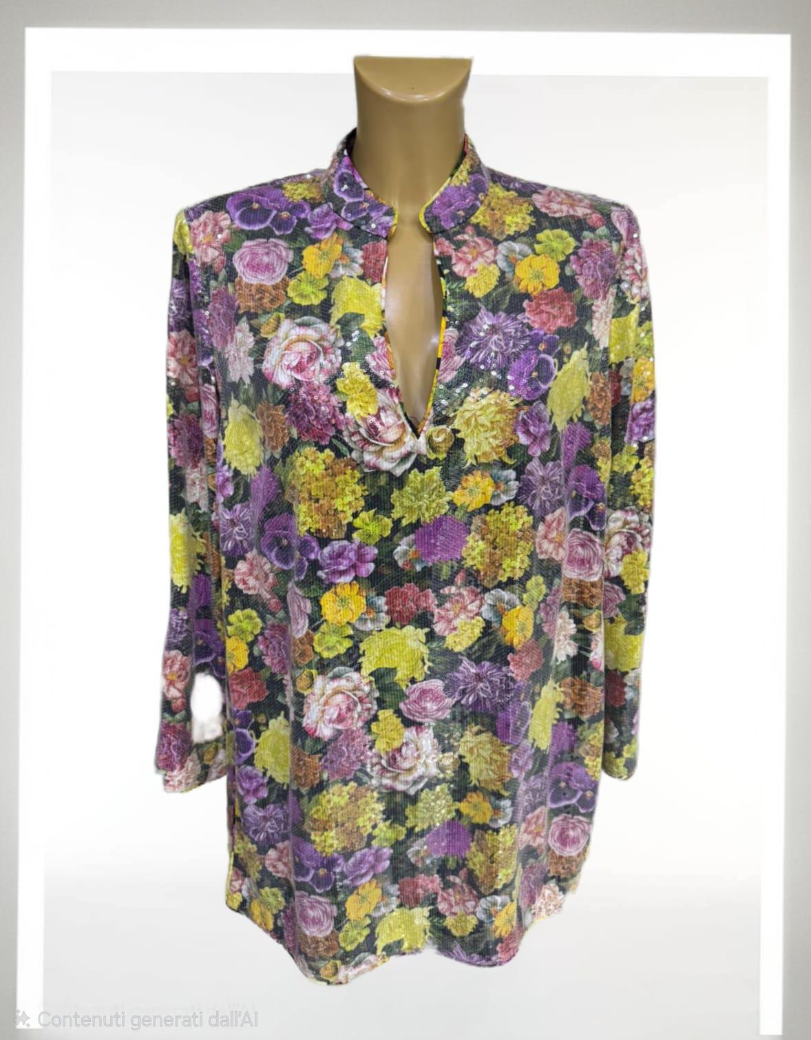 Blusa dí paillettes fantasia