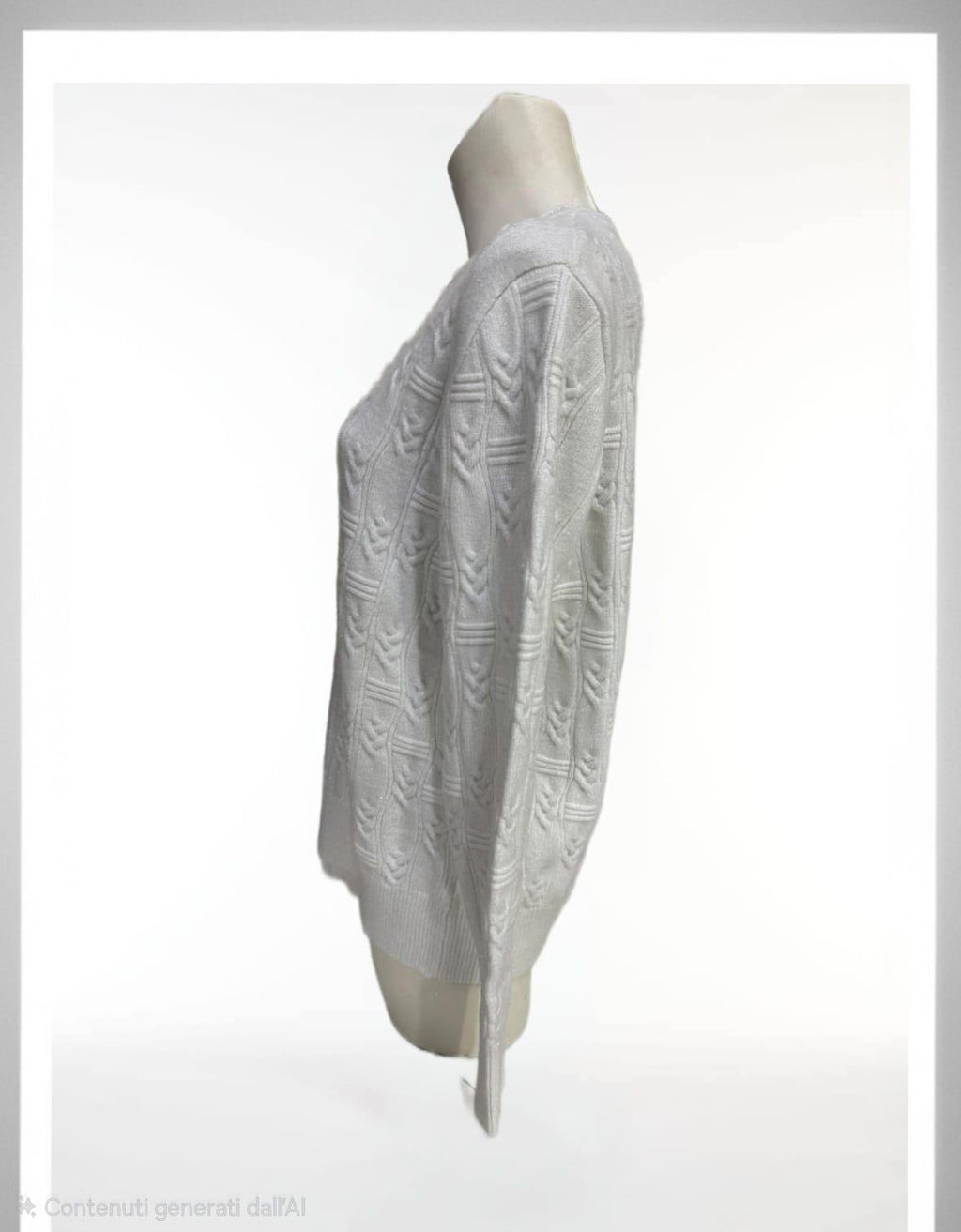 Maglia bianca con lurex