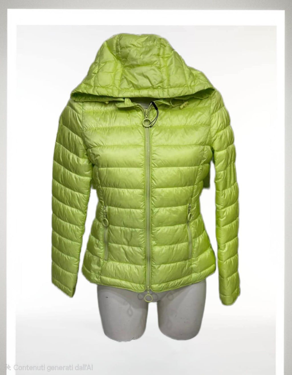 Piumino 100 grammi  lime