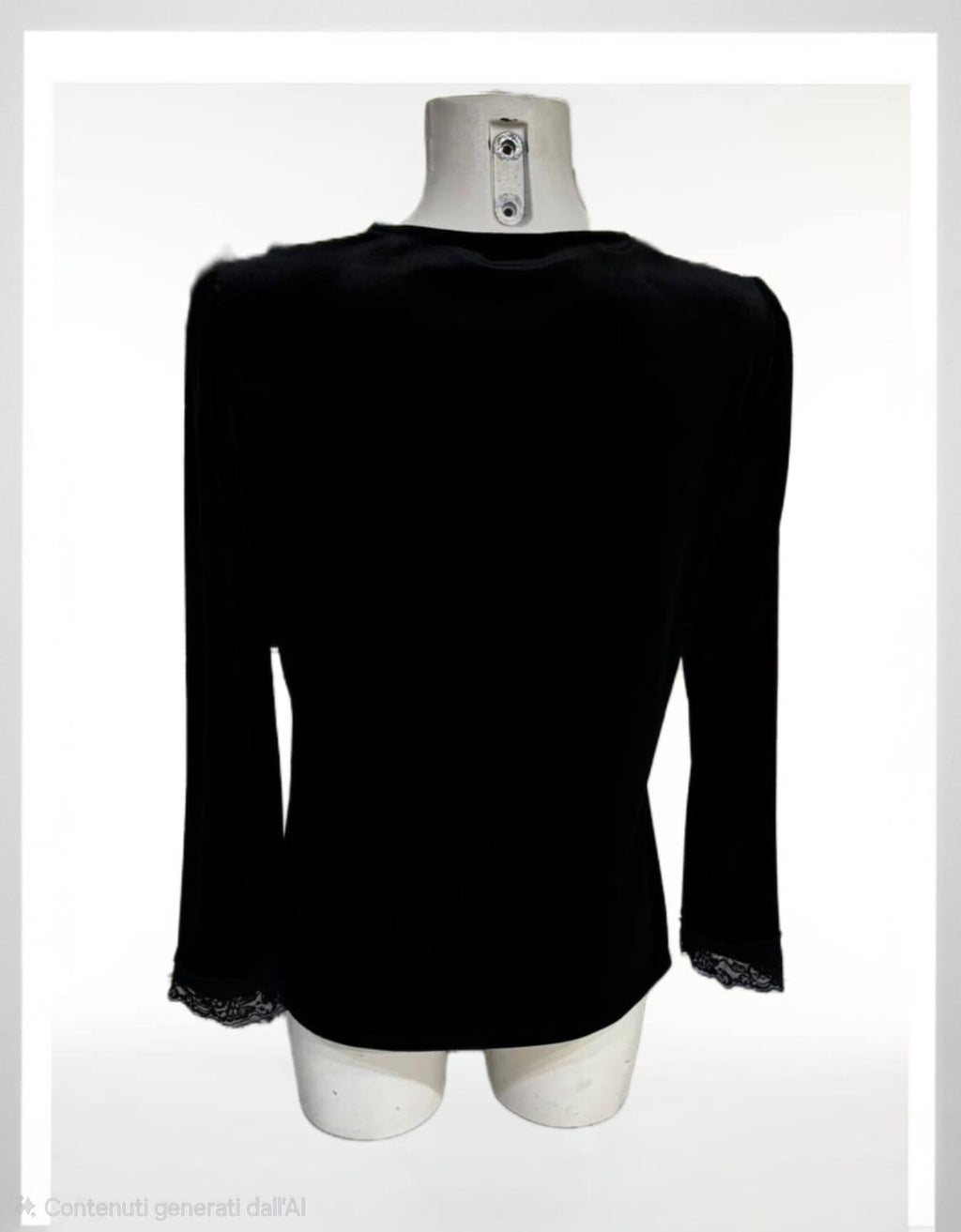 Maglia nera con lurex