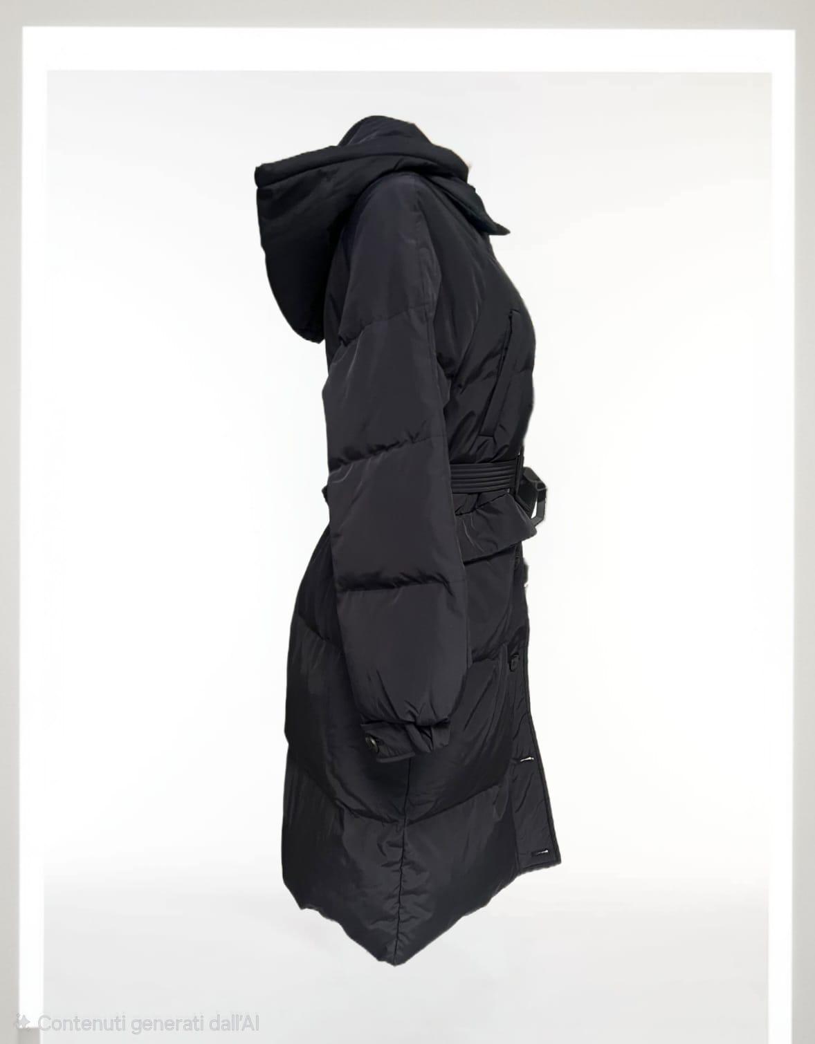 Giubbotto in piuma d’oca con cappuccio