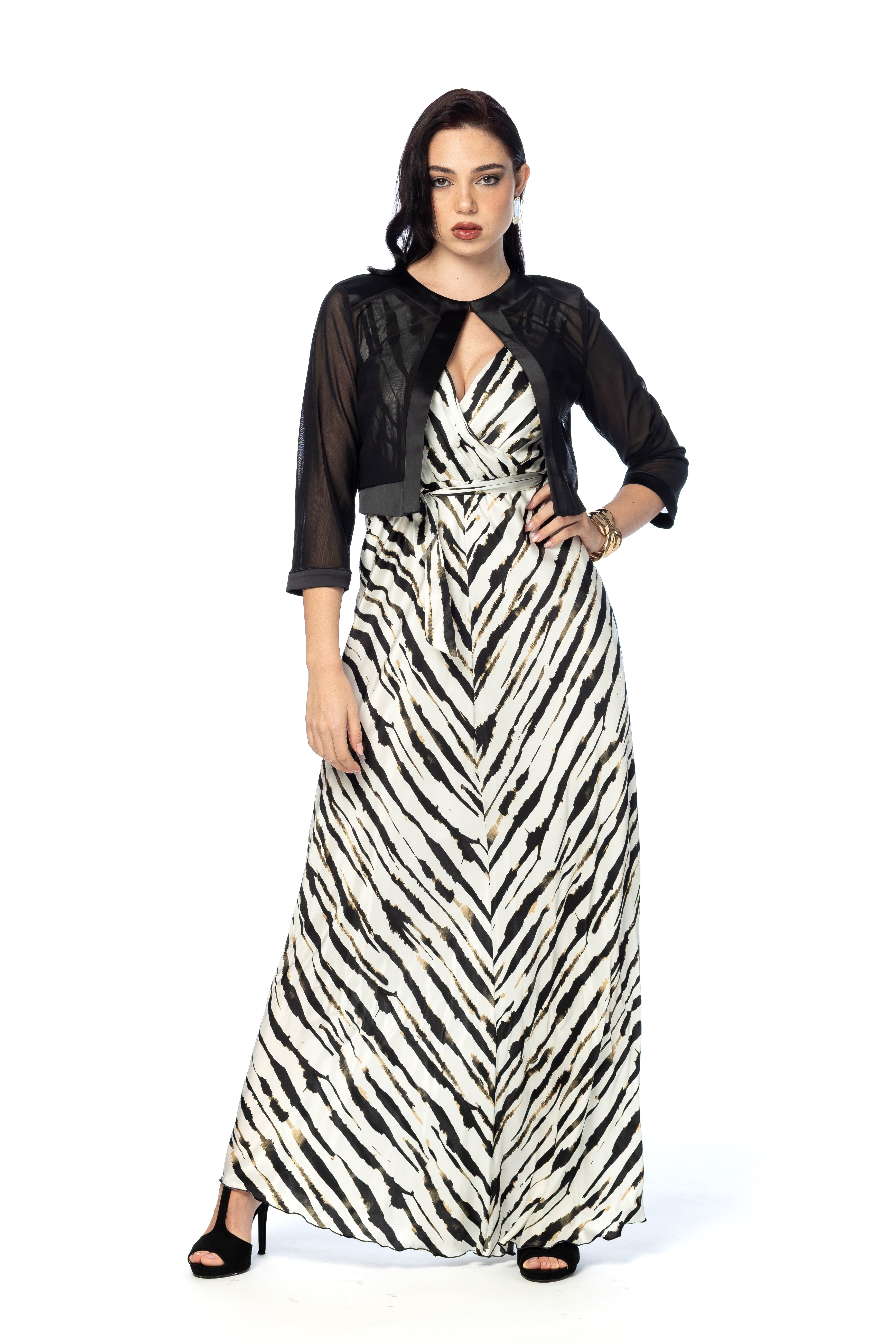 Abito zebrato