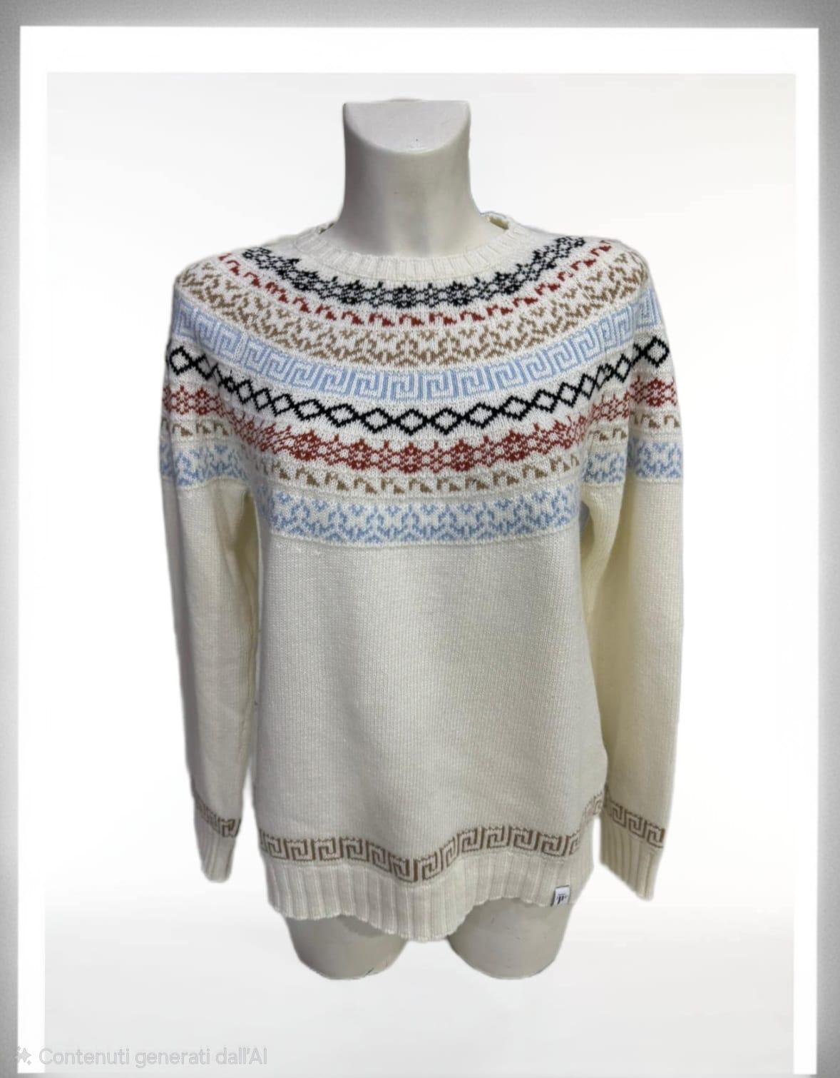 Maglia bianca con disegni