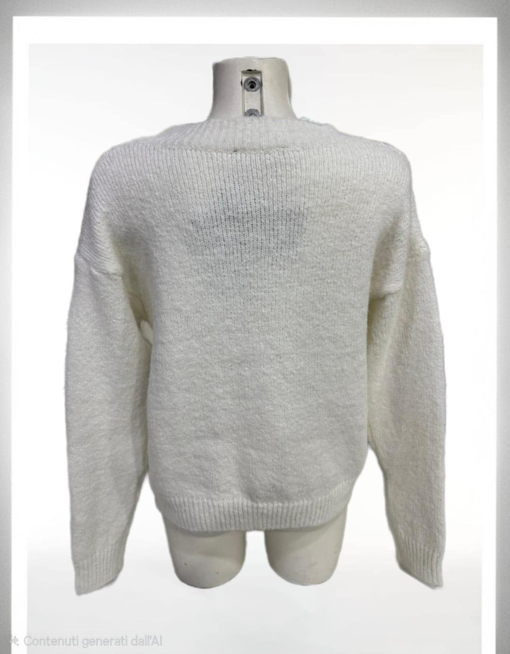 Maglia bianca con fiore