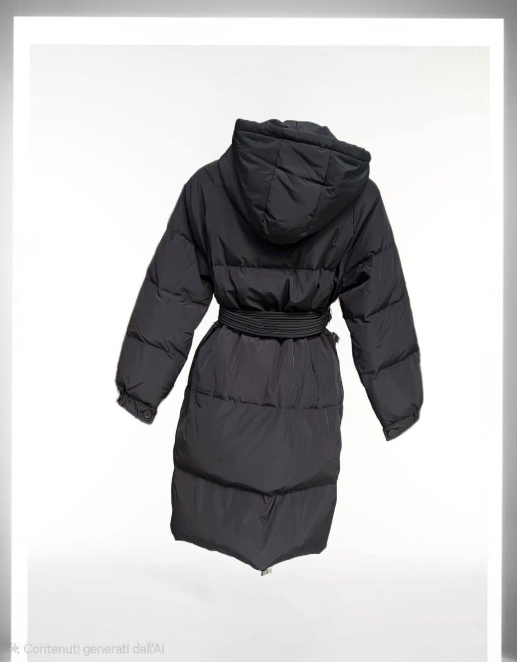 Giubbotto in piuma d’oca con cappuccio