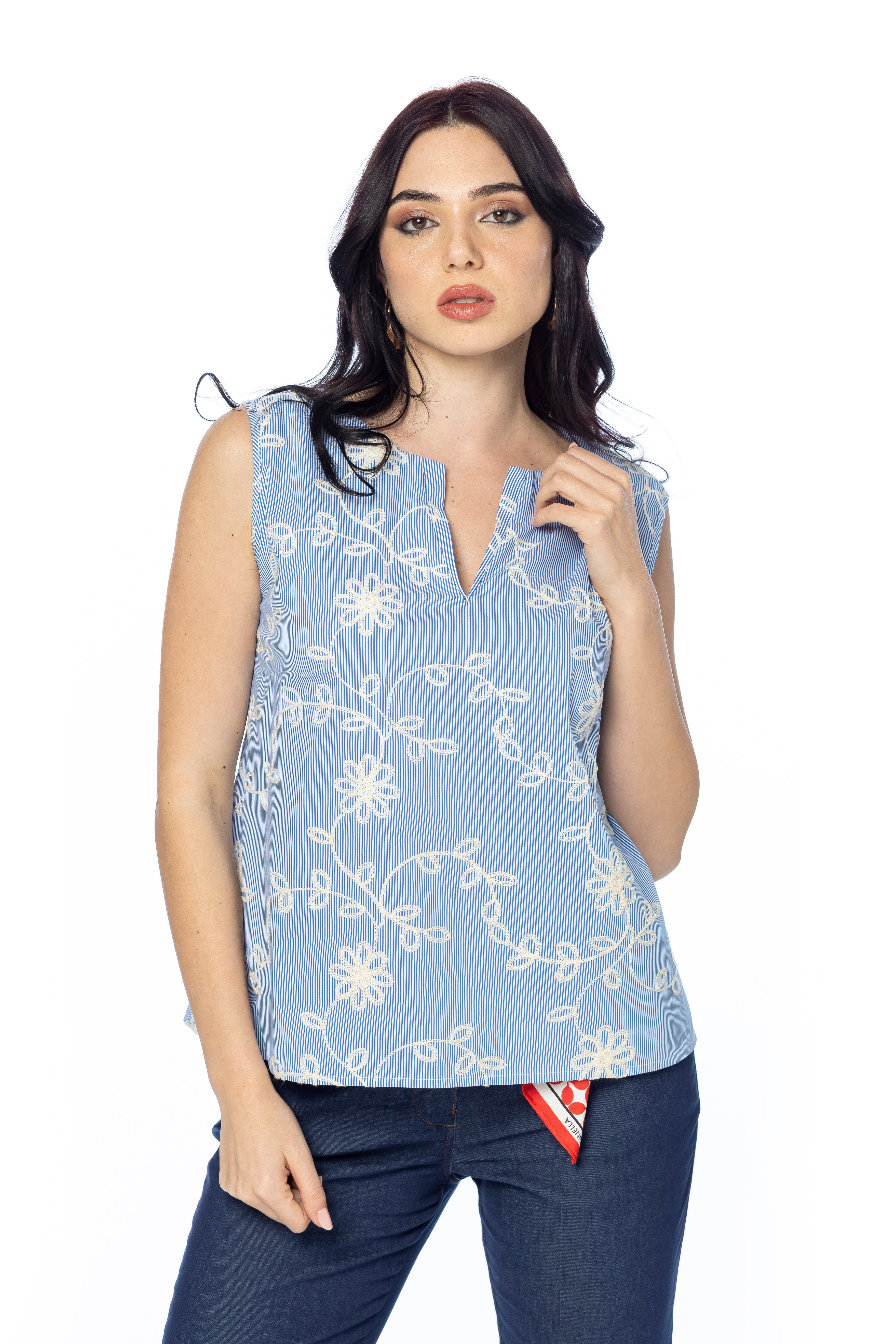 Blusa smanicata