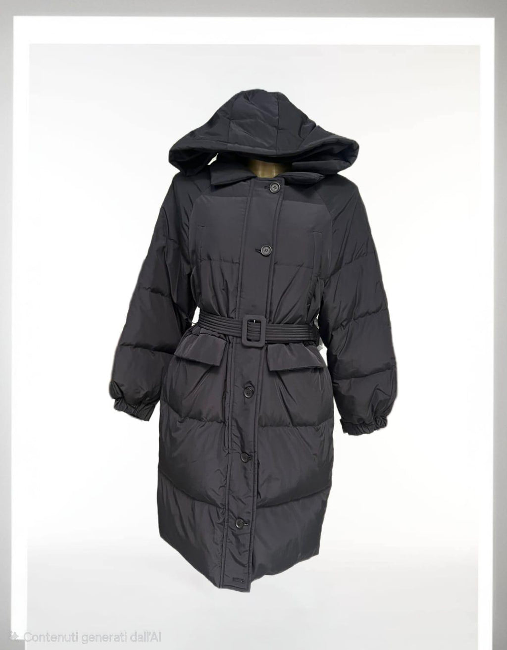 Giubbotto in piuma d’oca con cappuccio