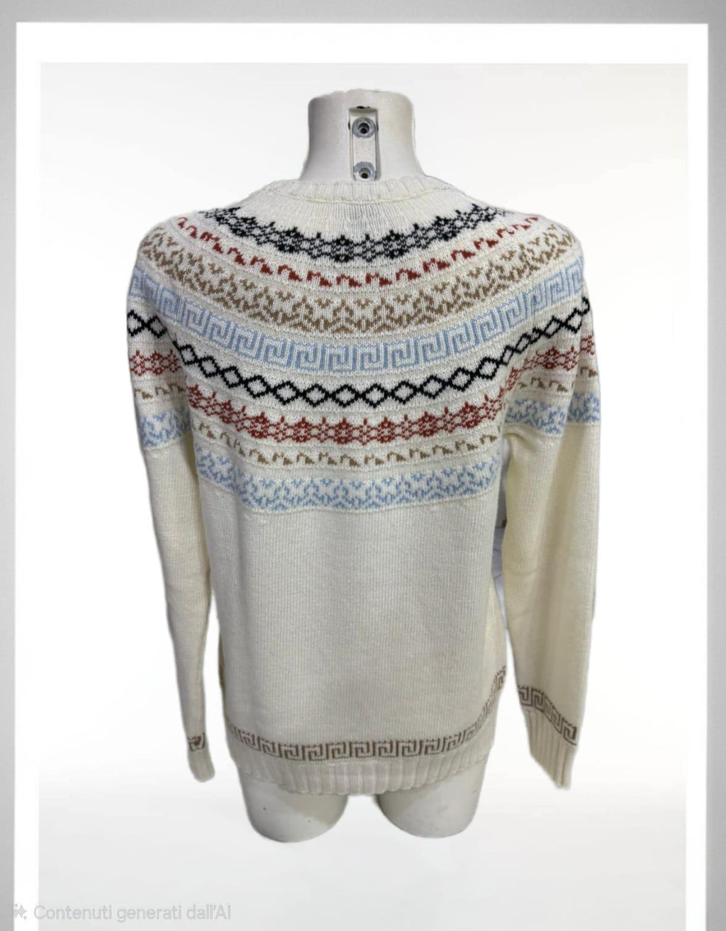 Maglia bianca con disegni