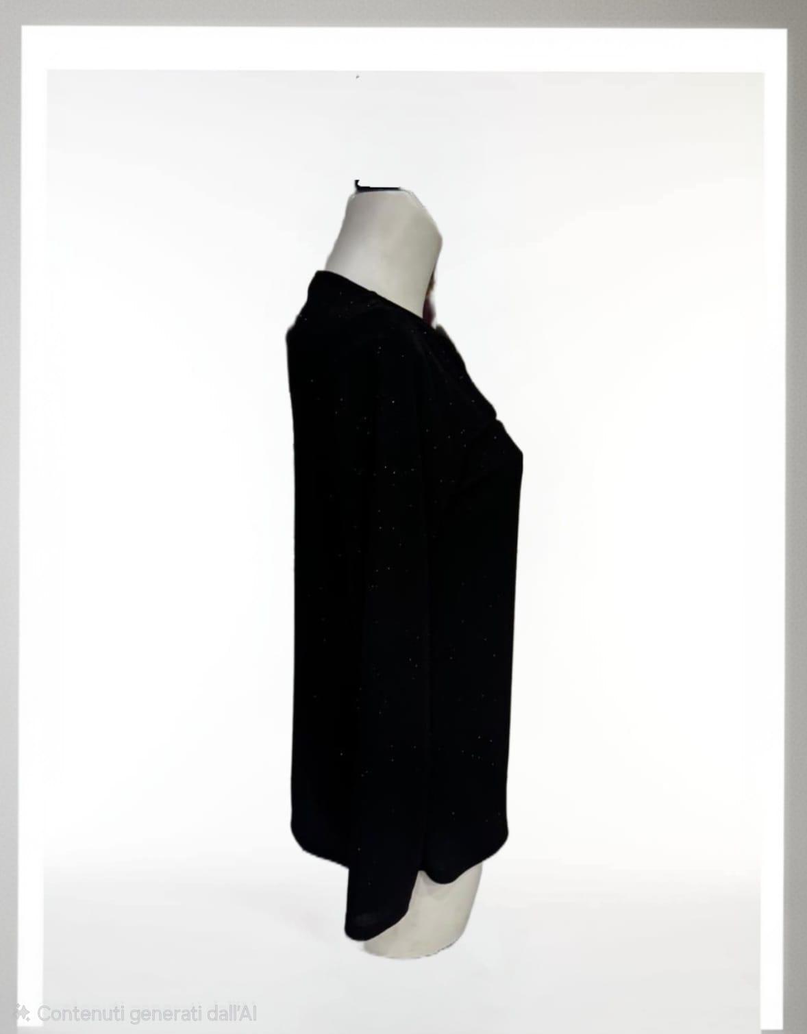 Maglia nera con lurex